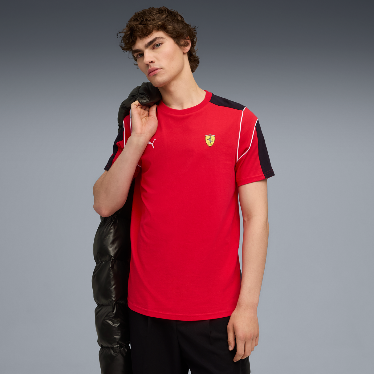 Camiseta Ferrari, Puma, MT7, roja 🔥