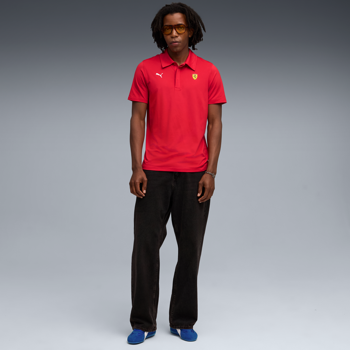 Polo Ferrari, Puma, ropa deportiva cloudspun, rojo 🔥