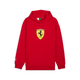 Sudadera con capucha Ferrari, Puma, ropa deportiva, logo de escudo, rojo 🔥