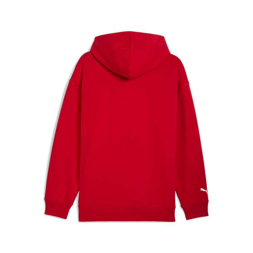 Sudadera con capucha Ferrari, Puma, ropa deportiva, logo de escudo, rojo 🔥