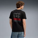 Camiseta gráfica de Ferrari, Puma, negra 🔥