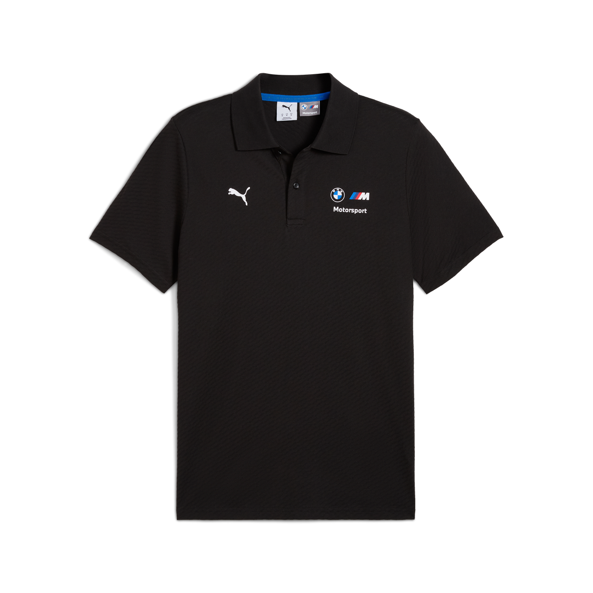 Polo jacquard BMW, Puma, MMS, negro 🔥