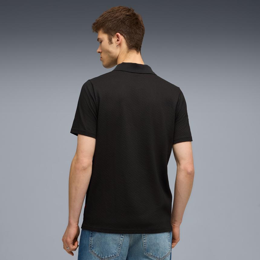 Polo jacquard BMW, Puma, MMS, negro 🔥