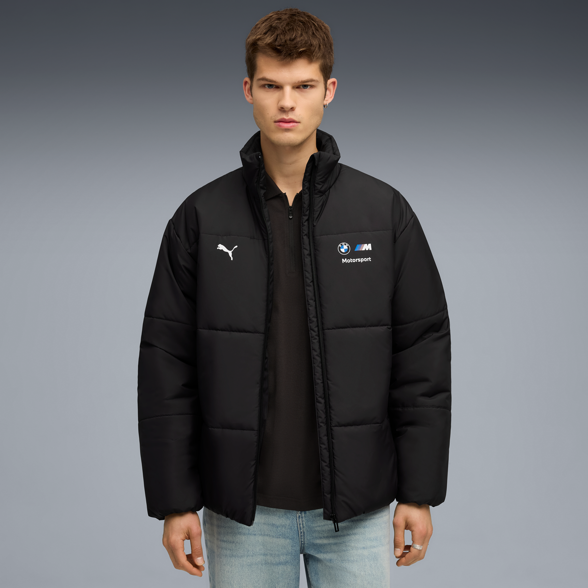 Chaqueta acolchada BMW, Puma, MMS, essential+, negra 🔥