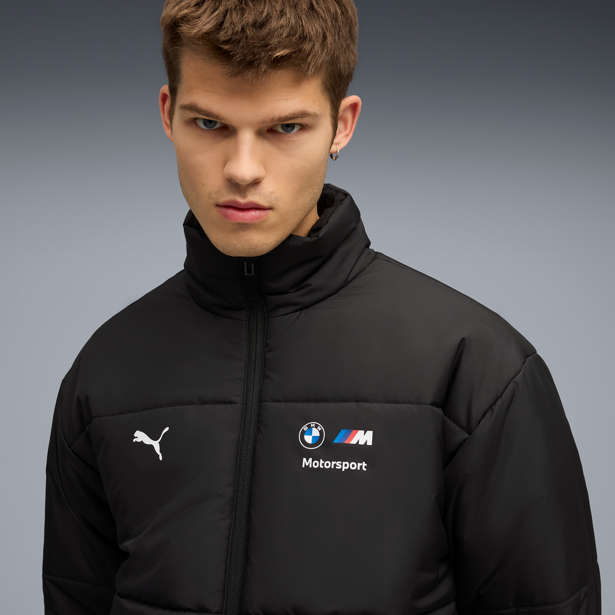Chaqueta acolchada BMW, Puma, MMS, essential+, negra 🔥
