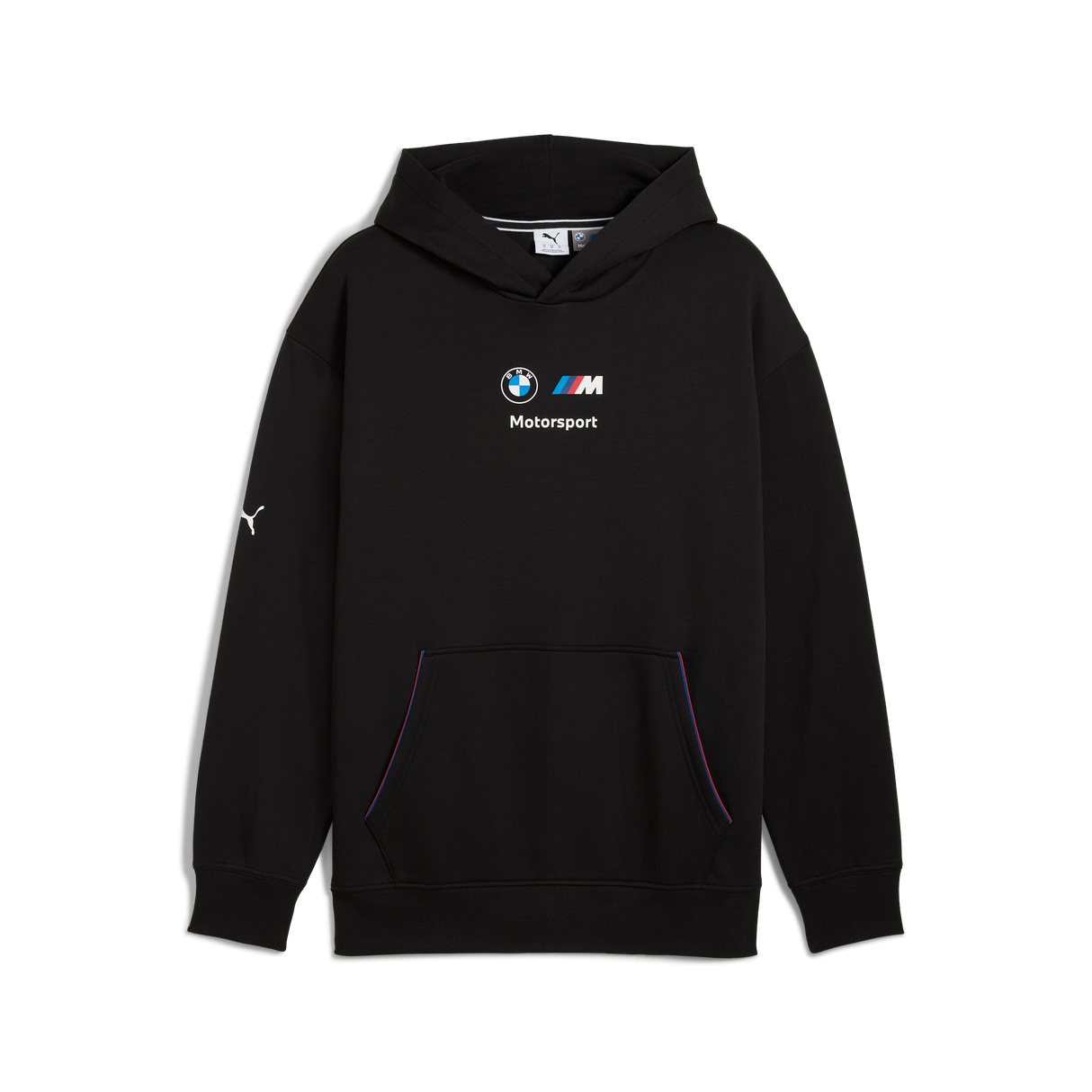 Sudadera con capucha de forro polar BMW, Puma, MMS, essential+, negra 🔥