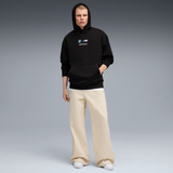 Sudadera con capucha de forro polar BMW, Puma, MMS, essential+, negra 🔥