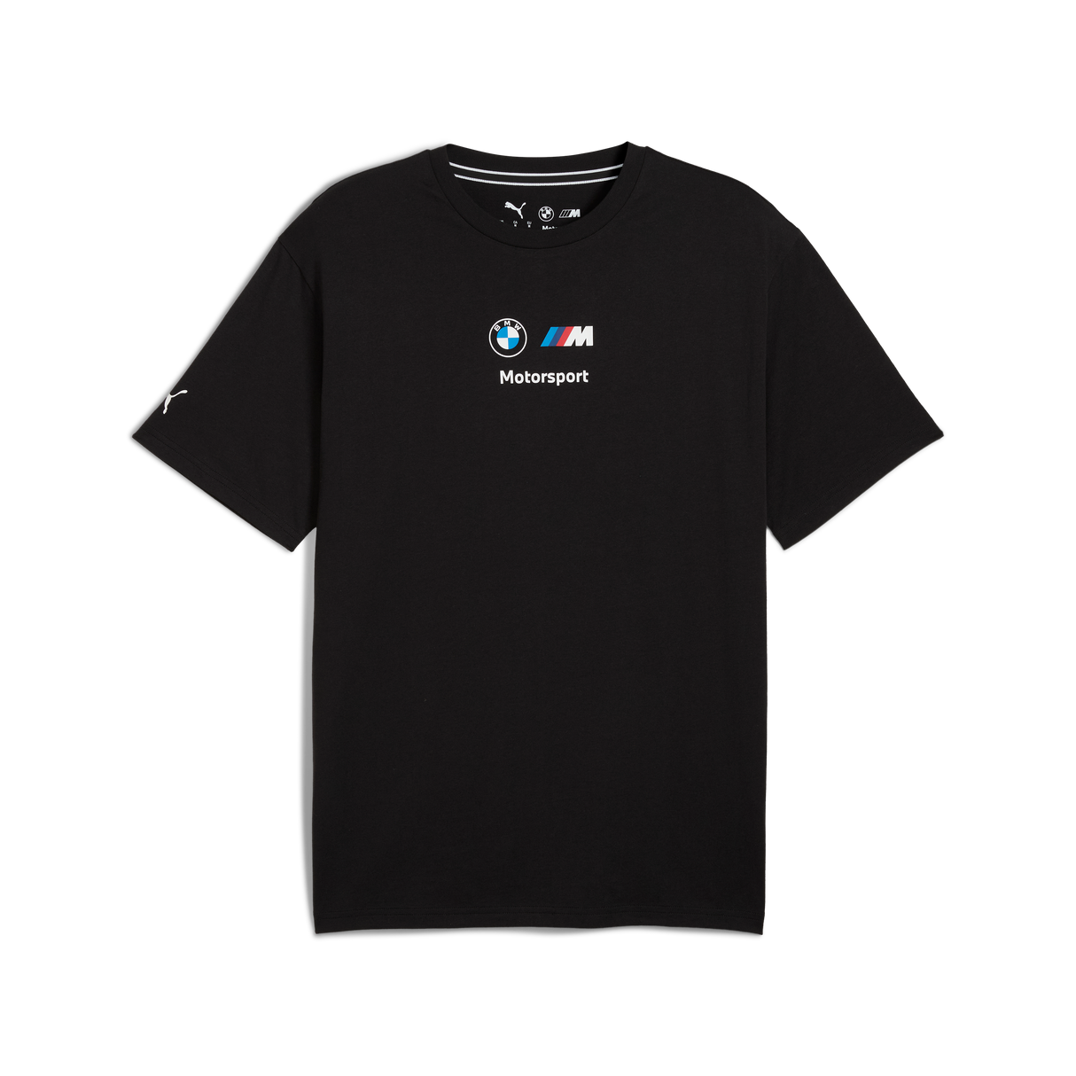 Camiseta BMW, Puma, MMS, logo BMW II, essential+, negro 🔥