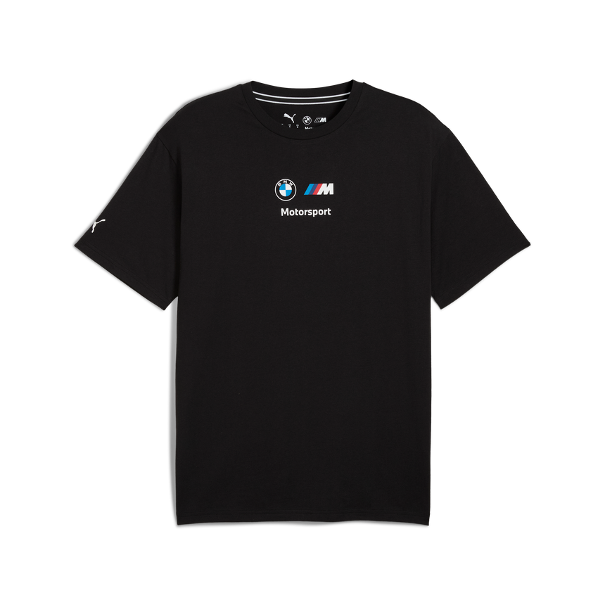 Camiseta BMW, Puma, MMS, logo BMW II, essential+, negro 🔥