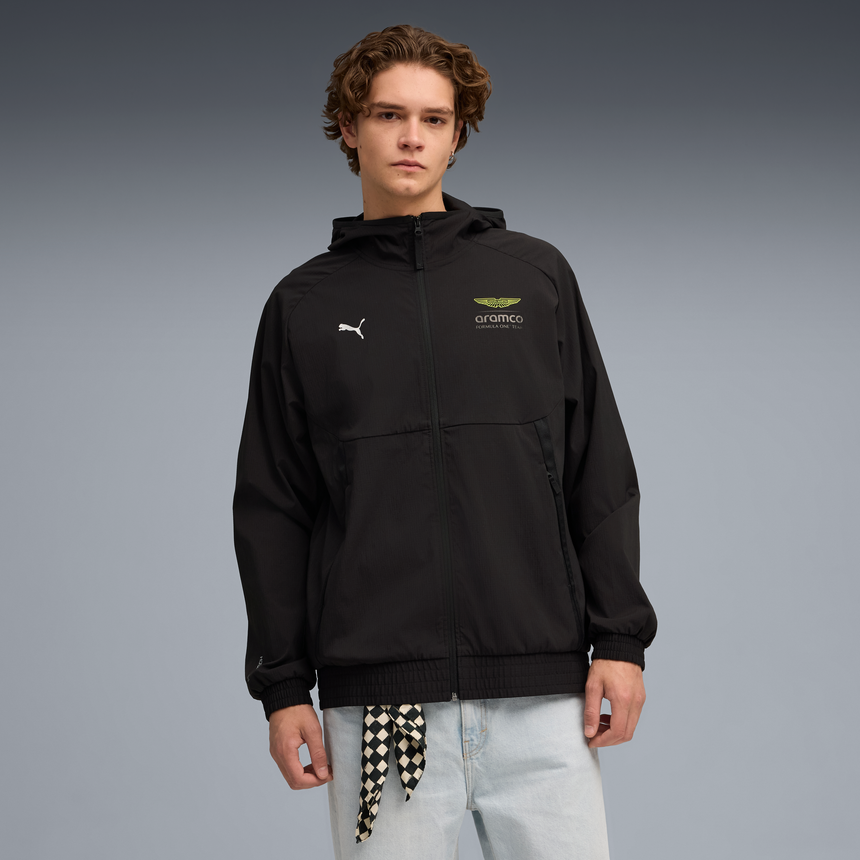 Chaqueta Aston Martin, Puma, Lifestyle, PUMATECH, negra 🔥