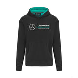 2022, Negro, Logo, Mercedes Team Sudadera - FansBRANDS®
