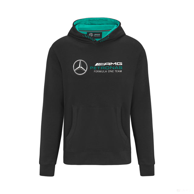2022, Negro, Logo, Mercedes Team Sudadera - FansBRANDS®
