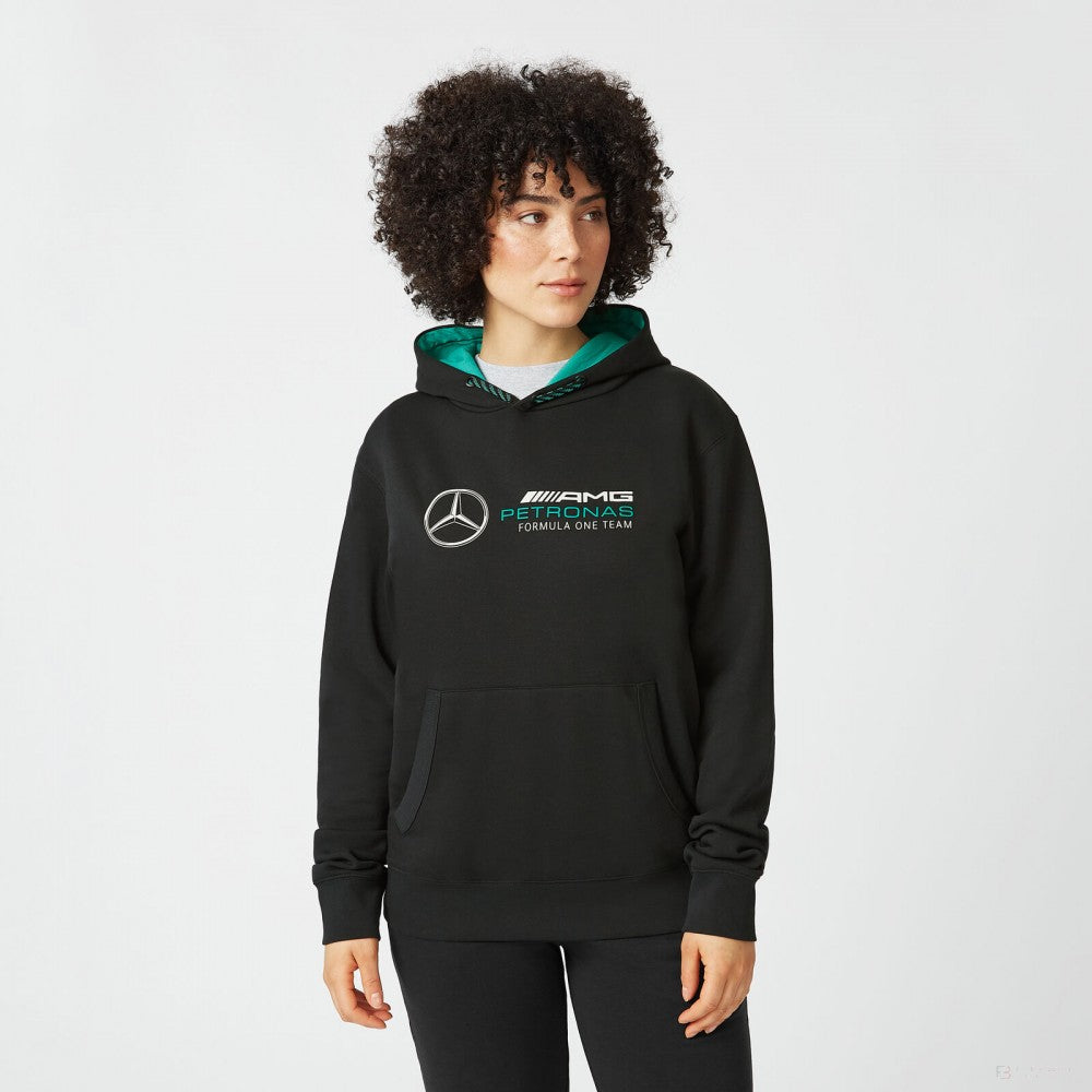 2022, Negro, Logo, Mercedes Team Sudadera