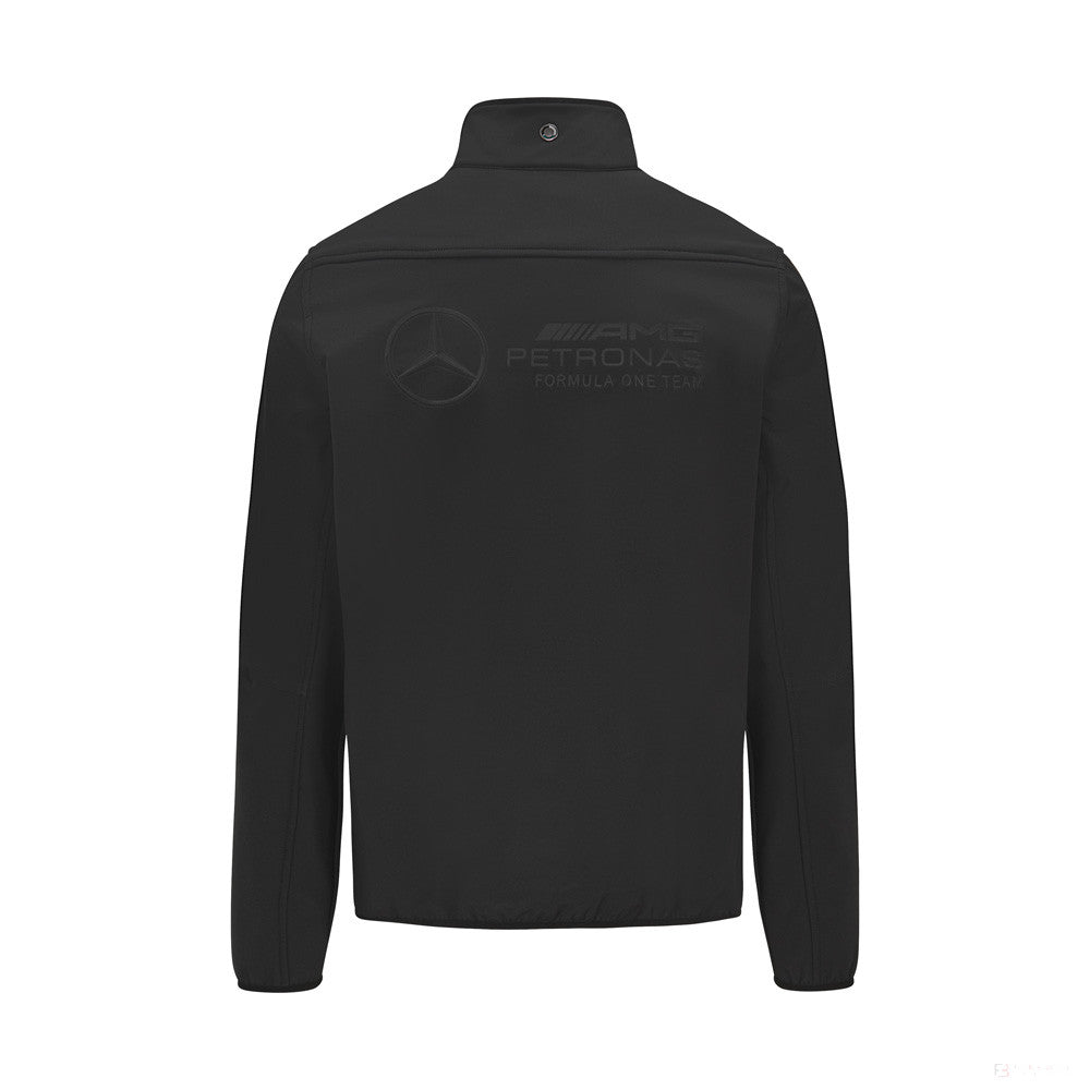 2022, Negro, Fanwear, Mercedes Chaqueta Softshell - FansBRANDS®