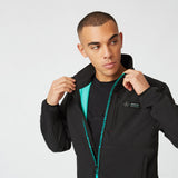 2022, Negro, Fanwear, Mercedes Chaqueta Softshell - FansBRANDS®