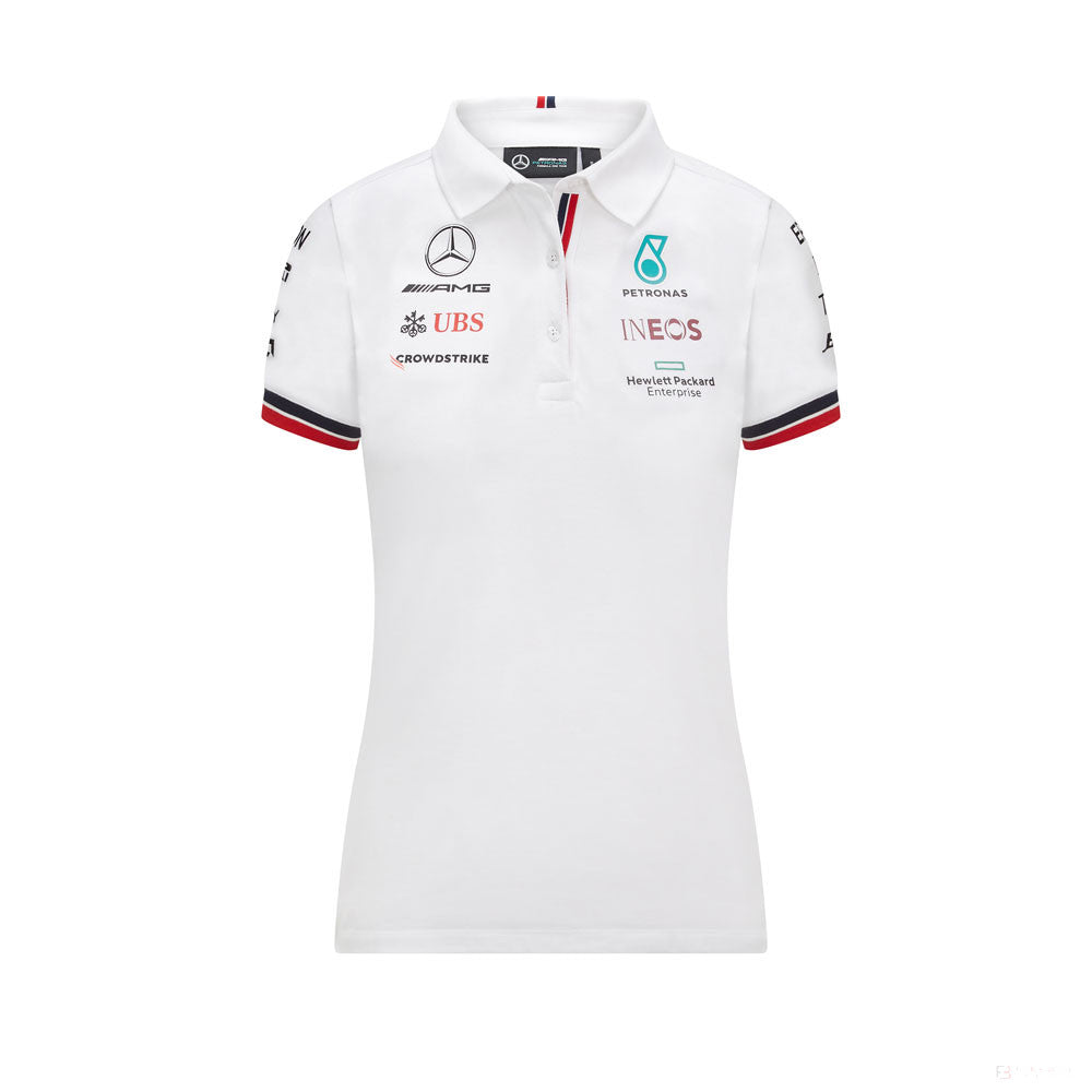 2021, Blanco, Mercedes Mujeres Team Camiseta