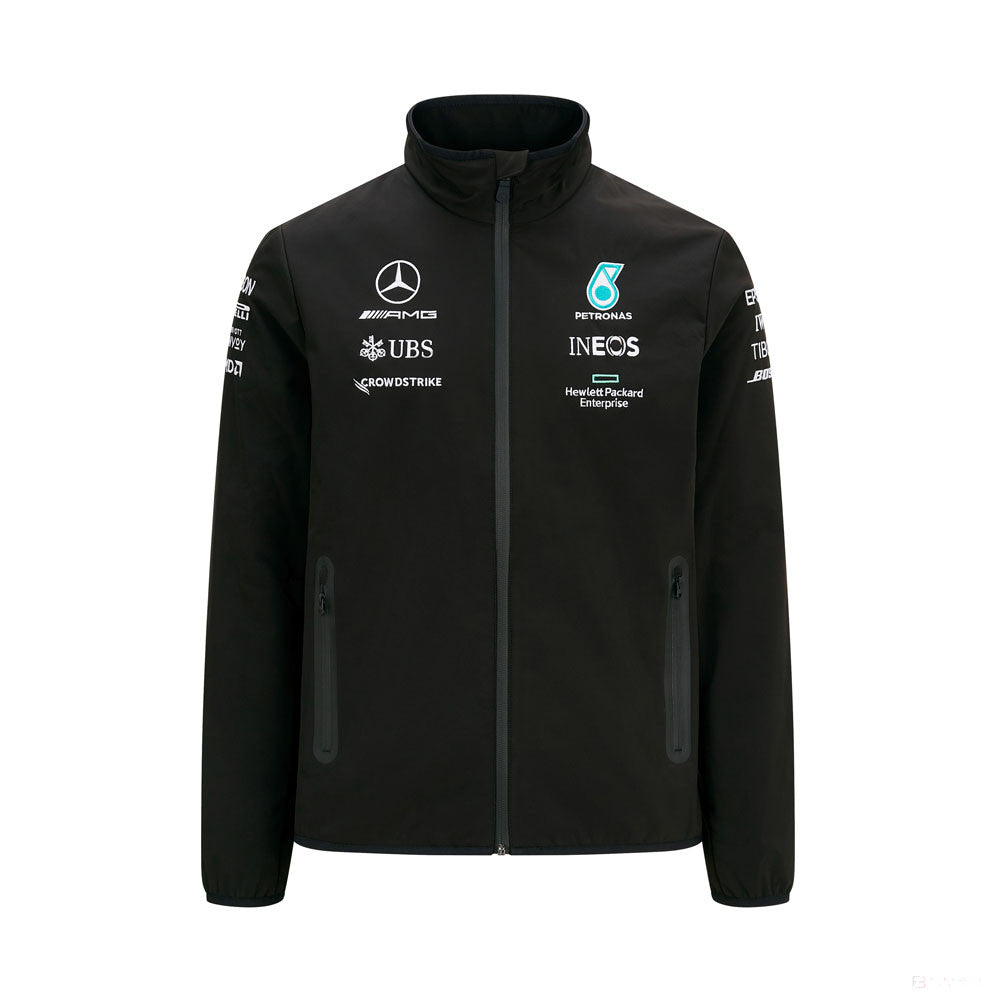 2021, Negro, Mercedes Team Softshell