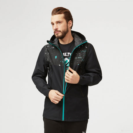 2022, Negro, Mercedes Performance Impermeable - FansBRANDS®