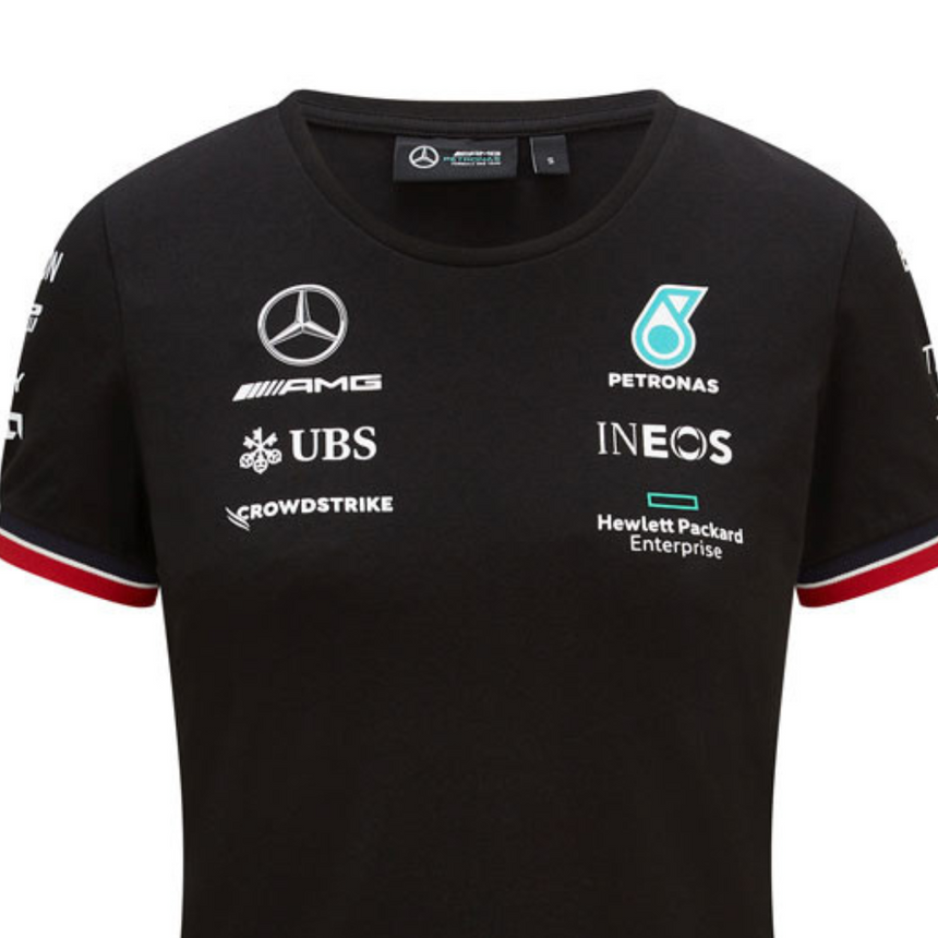 2021, Black, Mercedes Women's Team Jersey