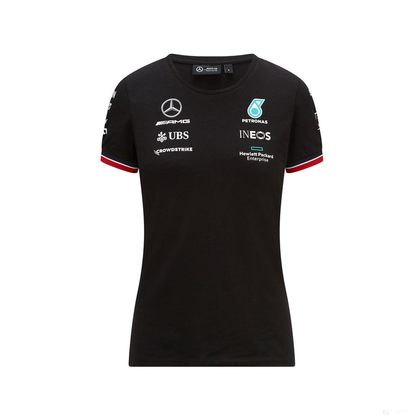 2021, Negro, Mercedes Mujeres Team Camiseta - FansBRANDS®