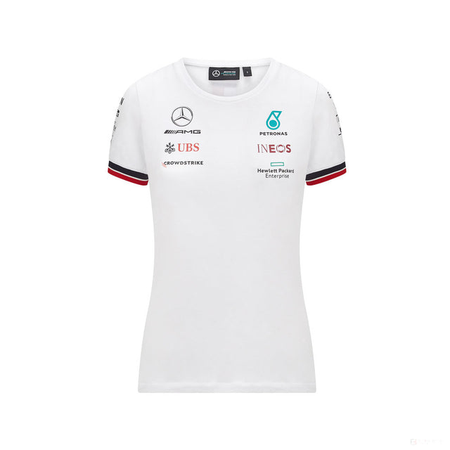 2021, Blanco, Mercedes Mujeres Team Camiseta - FansBRANDS®