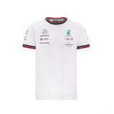 2021, Blanco, Mercedes Team Camiseta