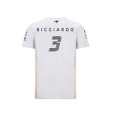 Camiseta para Hombre, McLaren Daniel Ricciardo, Blanco, 2021 - FansBRANDS®