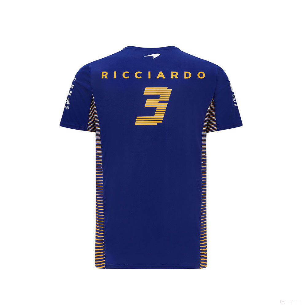 Camiseta para Hombre, McLaren Daniel Ricciardo, Azul, 2021
