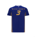 Camiseta para Hombre, McLaren Daniel Ricciardo, Azul, 2021 - FansBRANDS®