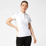 Camiseta de Mujer con Cuello, McLaren, Blanco, 2021 - Team