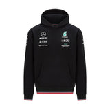 Sudadera con capucha de Mercedes, Equipo, Negro, 2021