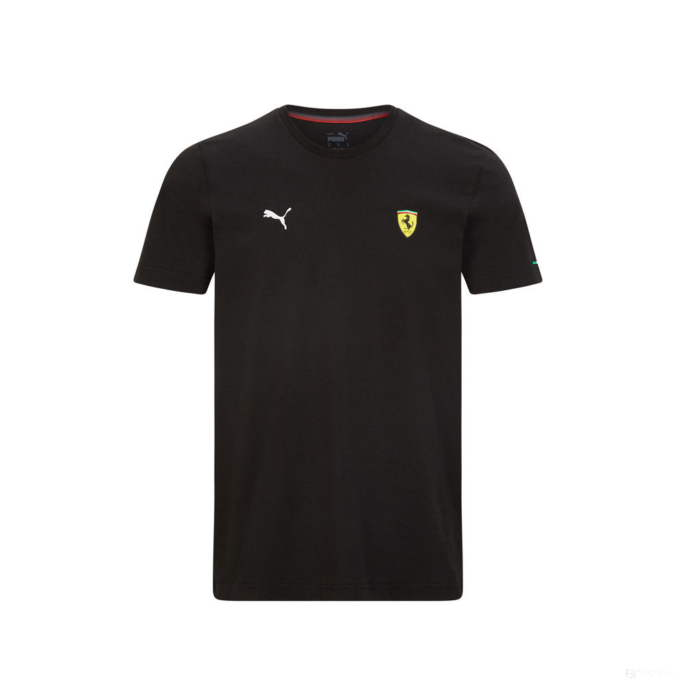 Ferrari Menor Shield Camiseta, Negro, 2021