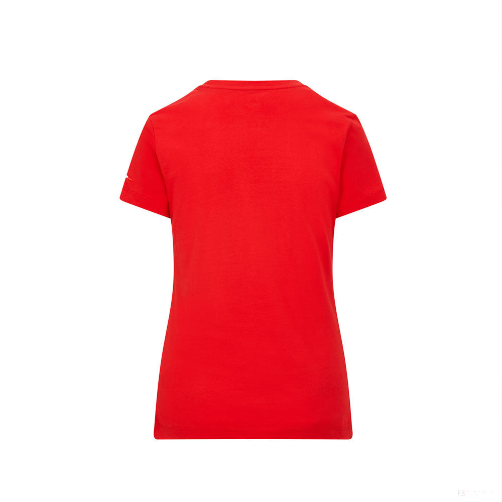 Ferrari Menor Shield Mujeres Camiseta, Rojo, 2021 - FansBRANDS®