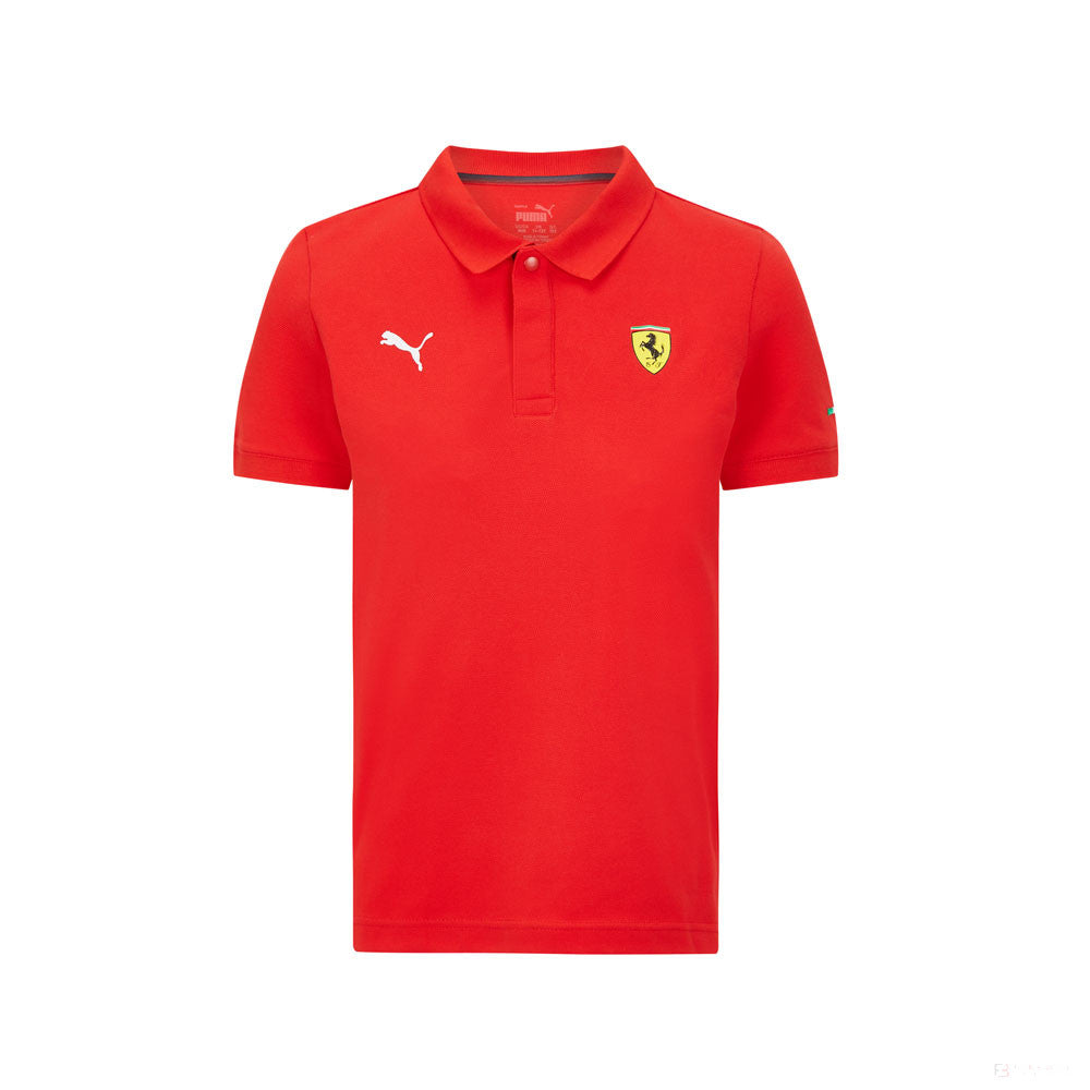 Ferrari Clasico Nino Camiseta, Rojo, 2021