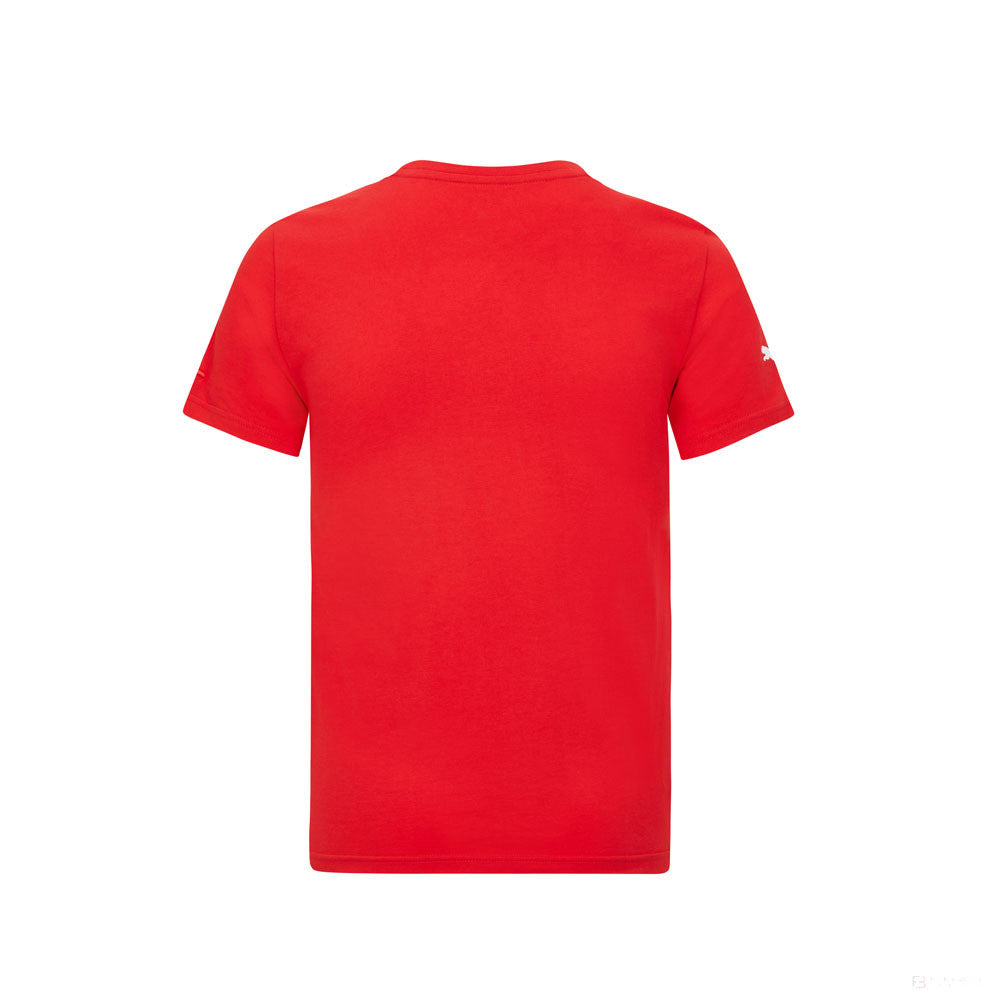 Ferrari Grande Shield Nino Camiseta, Rojo, 2021 - FansBRANDS®