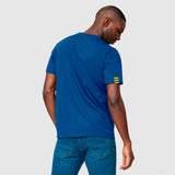 Camiseta para Hombre, Ayrton Senna Logo, Azul, 2021 - FansBRANDS®