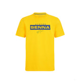 Ayrton Senna Camiseta, Logo, Amarillo, 2021