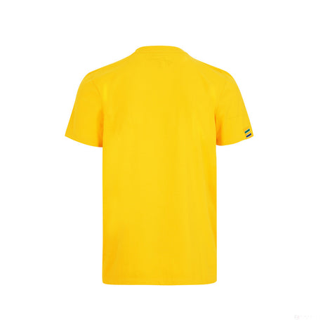 Ayrton Senna Camiseta, Logo, Amarillo, 2021