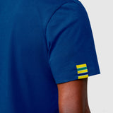 Camiseta para Hombre, Ayrton Senna Flag, Azul, 2021