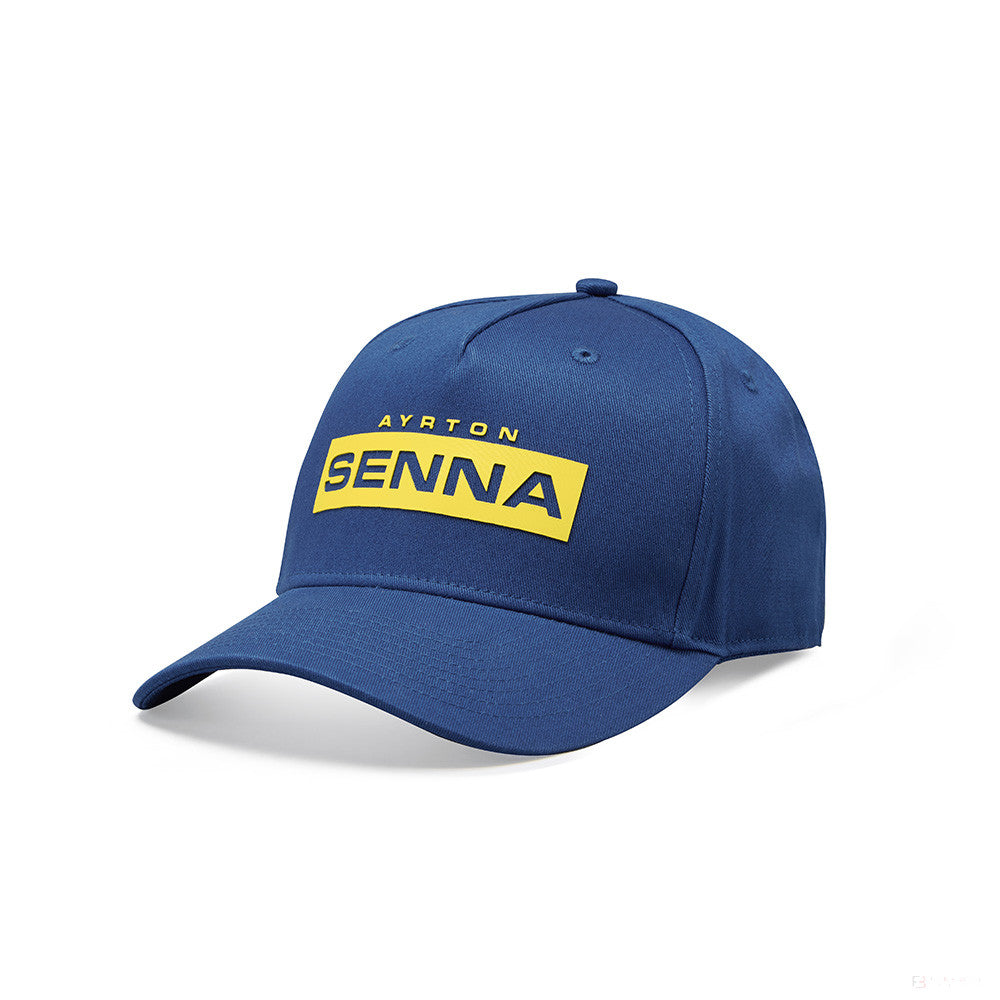 Gorra de Beisbol, Ayrton Senna Logo, Adulto, Azul - FansBRANDS®