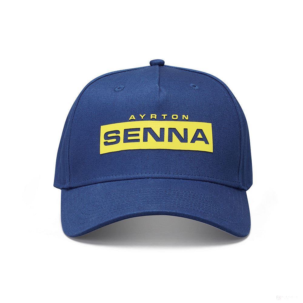 Gorra de Beisbol, Ayrton Senna Logo, Adulto, Azul