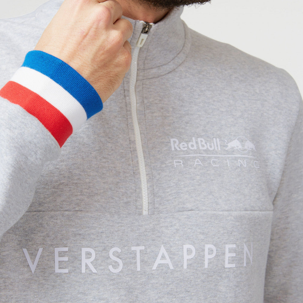 2022, Gris, Zipped, Red Bull Max Verstappen Sudadera - FansBRANDS®