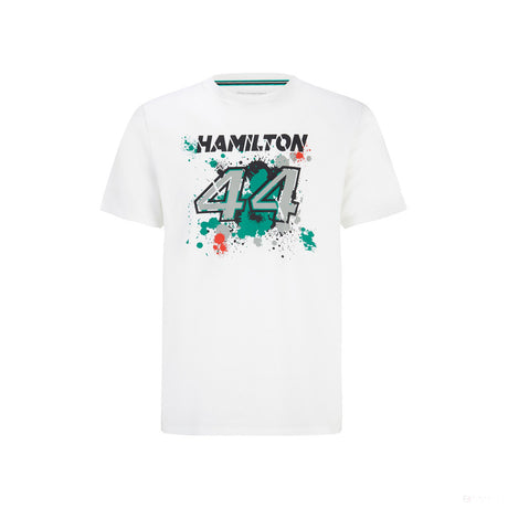 2022, Blanco, LEWIS #44, Mercedes Lewis Hamilton Camiesta - FansBRANDS®
