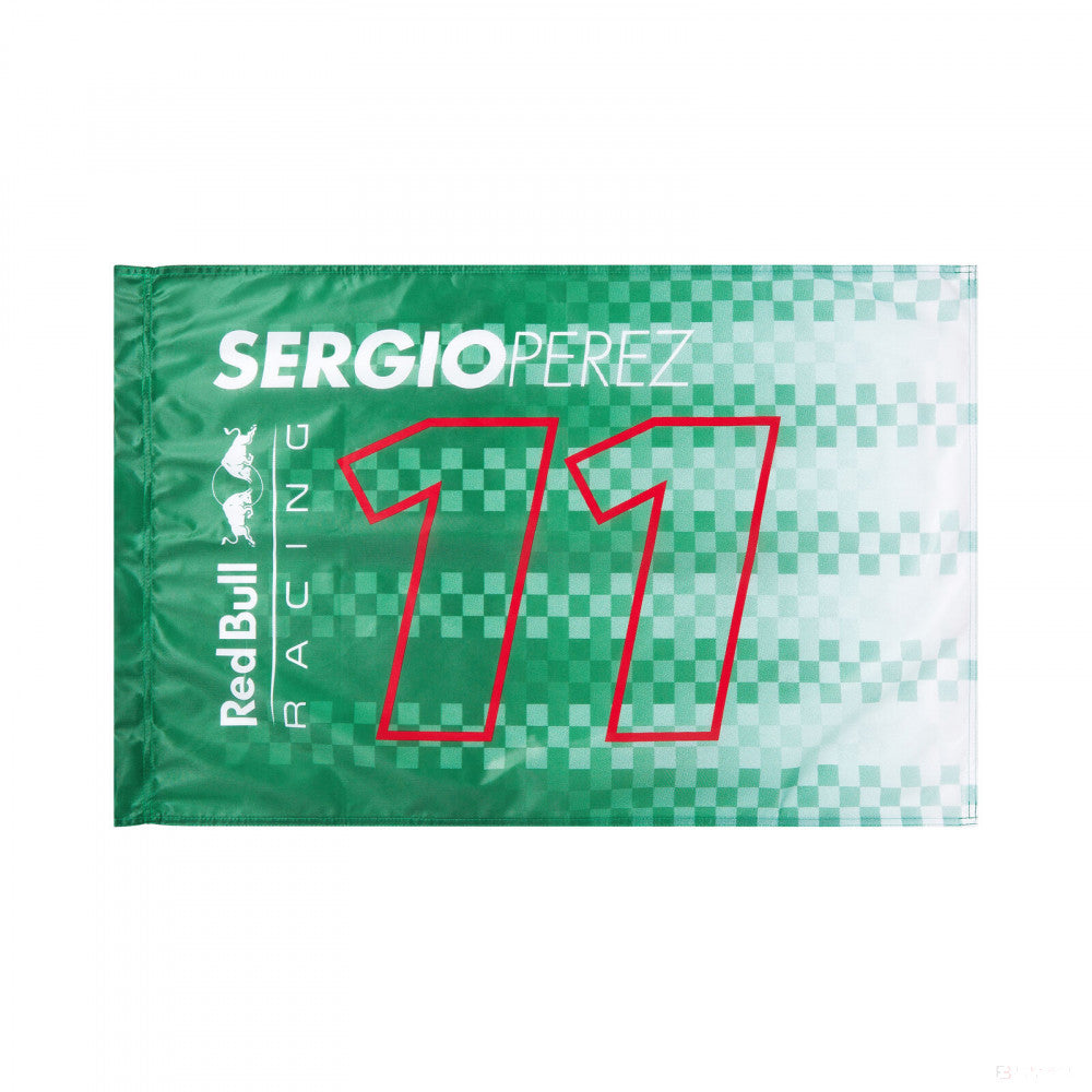 Red Bull Sergio Perez Bandera, 90x60 cm, Verde, 2021