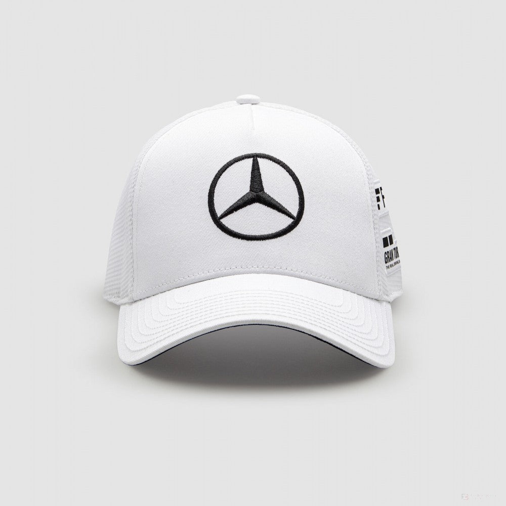 2022, Blanco, Lewis Hamilton Trucker, Mercedes Gorra de beisbol - FansBRANDS®