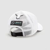 2022, Blanco, Lewis Hamilton Trucker, Mercedes Gorra de beisbol - FansBRANDS®