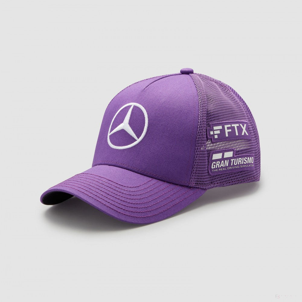 2022, Púrpura, Lewis Hamilton Trucker, Mercedes Gorra de beisbol - FansBRANDS®