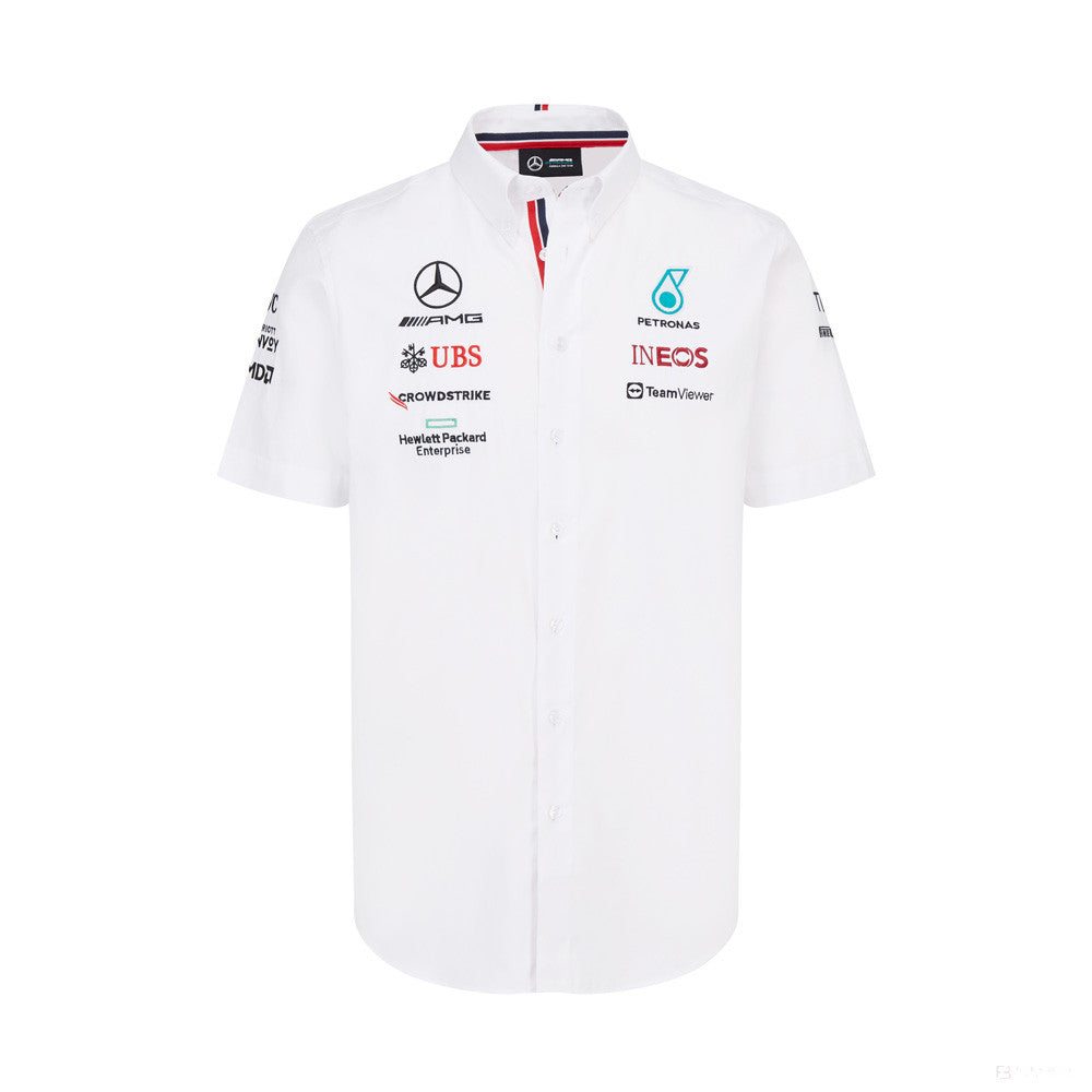 2022, Blanco, Mercedes Team Shirt