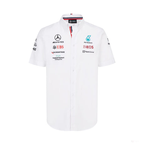 2022, Blanco, Mercedes Team Shirt - FansBRANDS®