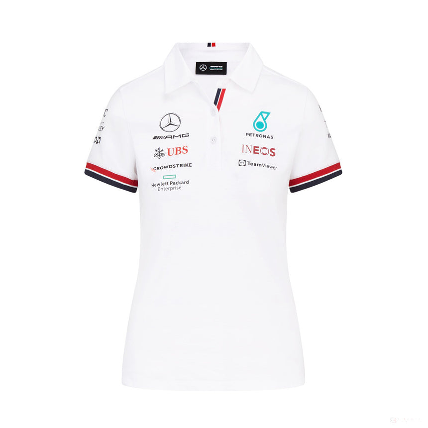 2022, Blanco, Mercedes Team Camiseta Mujeres - FansBRANDS®